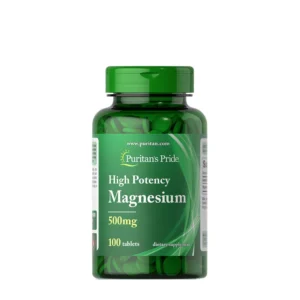 VitaSupportHub Puritan's Pride Magnesium 500 mg (100 Tablets)