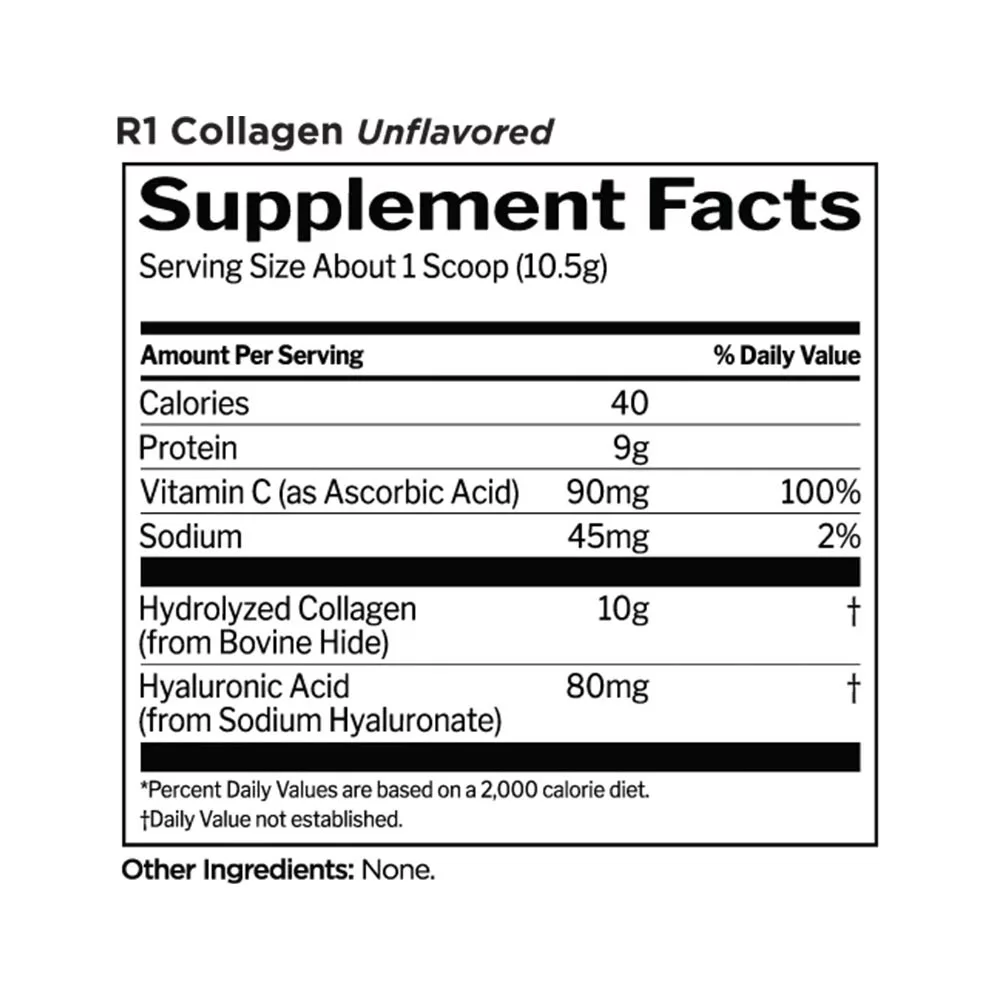 Rule1 Collagen Peptides (262,5 g, Unflavored)